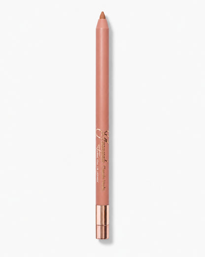 Nude rose lip liner pencil with a gold-colored end cap