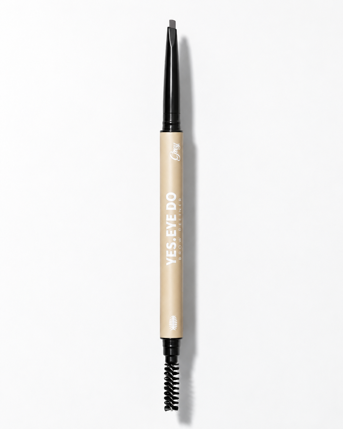 YES.EYE DO Micro Brow Pencil in Grey with an angled tip and built-in spoolie