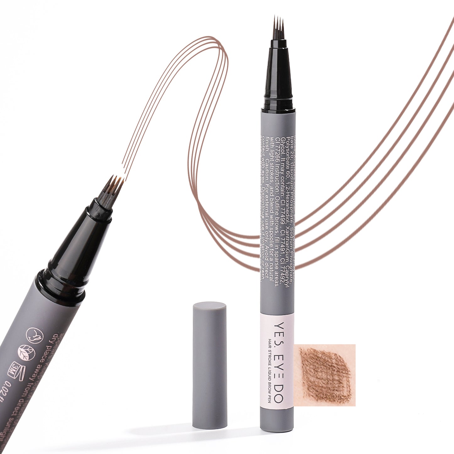 4-Prong Hair-Stroke Brow Pen