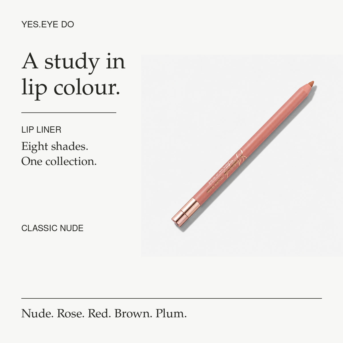 Illustrative look of a Nutmeg lip liner colour direction (AI illustration, not an exact shade test)