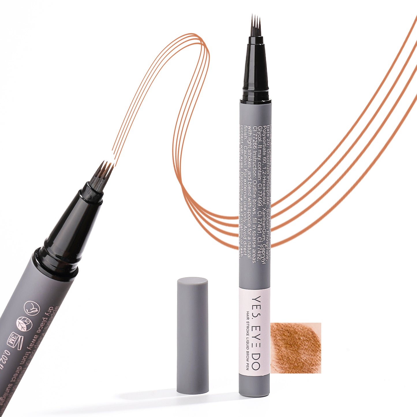 4-Prong Hair-Stroke Brow Pen