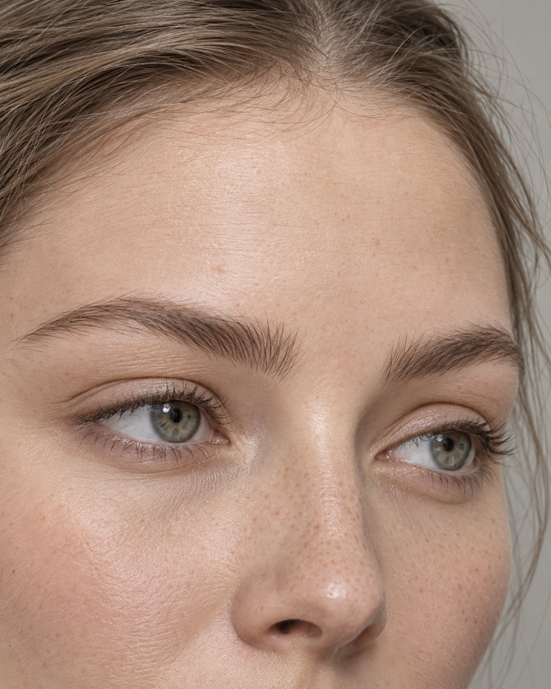 Taupe brow shade example