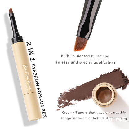 Dual-End Brow Pomade Pen | Eyebrow Filler Pen