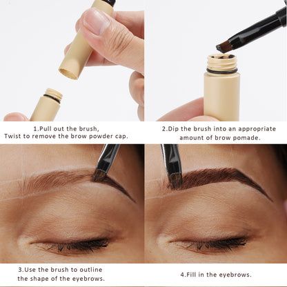 Dual-End Brow Pomade Pen | Eyebrow Filler Pen