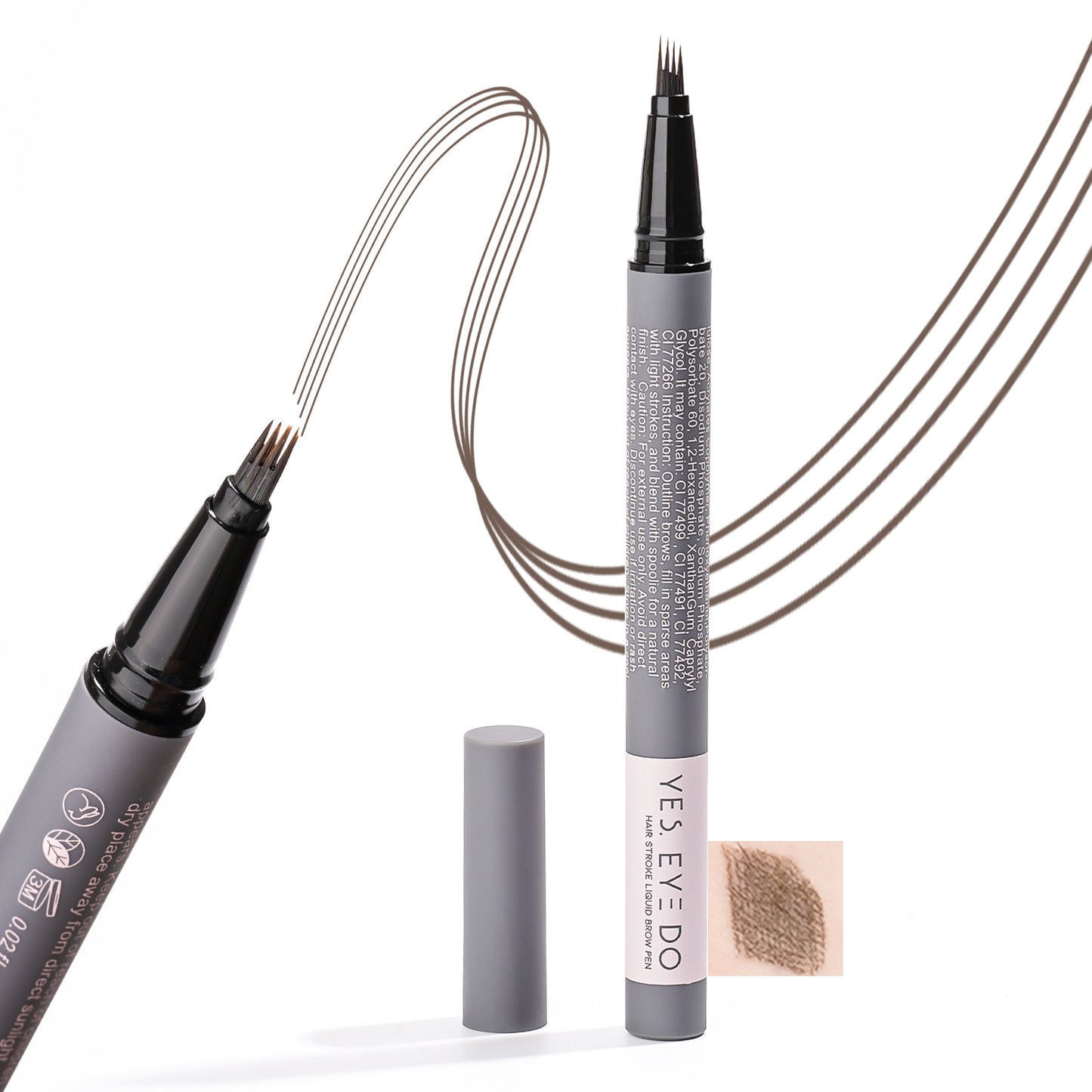 4-Prong Hair-Stroke Brow Pen