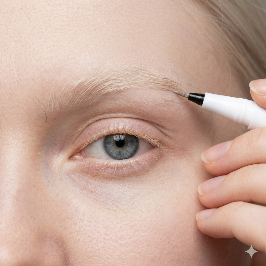 Micro Precision Brow Pen | Fine Tip Liquid Eyebrow Pen detail