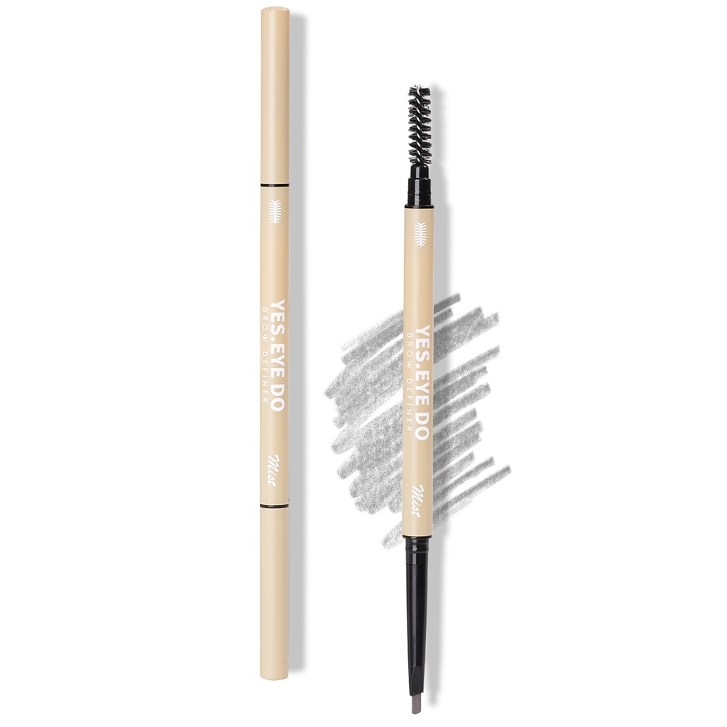 YES.EYE DO Double-headed Fine Sketch Eyebrow Pencil(Butter)