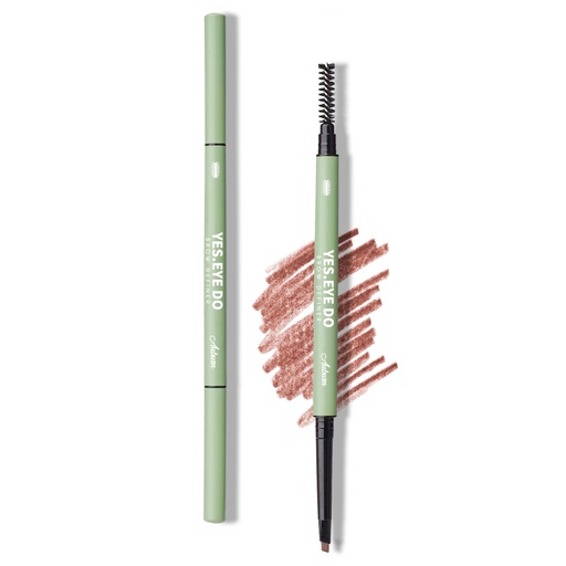 YES.EYE DO Double-headed Fine Sketch Eyebrow Pencil(Green）